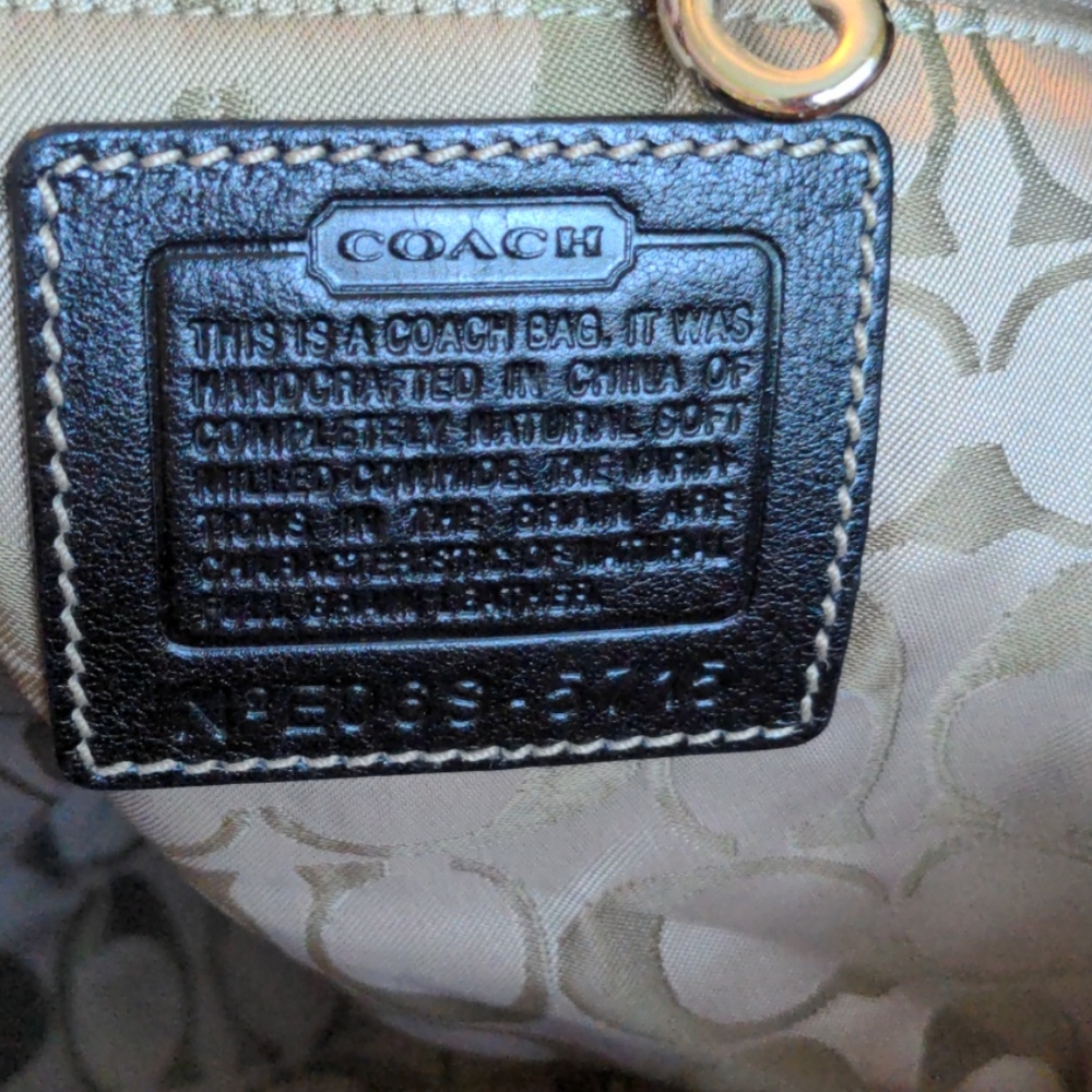 Coach Leather Bag - Picture 4 of 7